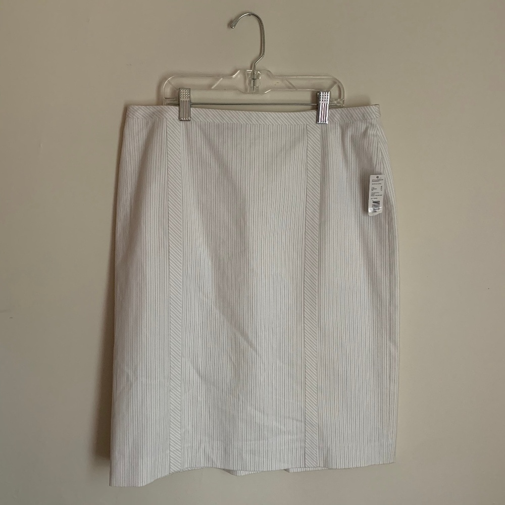 NWT! ANTONIO MELANI Striped Midi Skirt